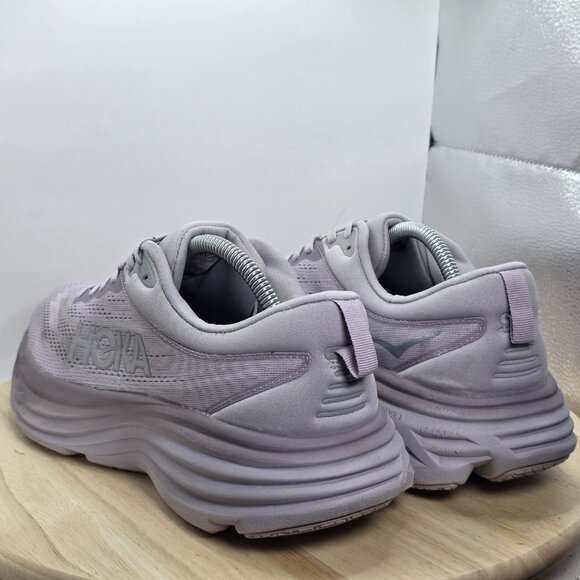Mens Size 11 D - Hoka One One Bondi 8 WIDE Lavender Great Condition Sneakers - Picture 7 of 9